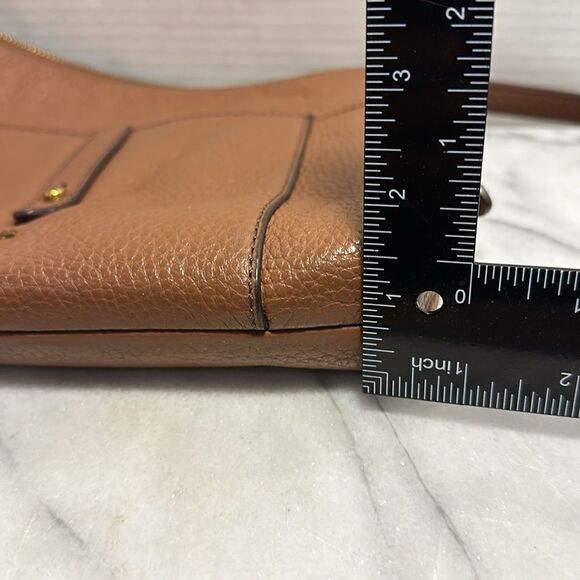 Fossil GEMMA Pebbled Leather Cognac Brown Crossbody‎ Bag Purse - Picture 11 of 12